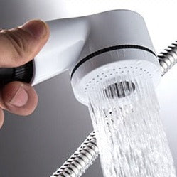 Befez Modern Pull-Out Bathroom Faucet Chrome Finish