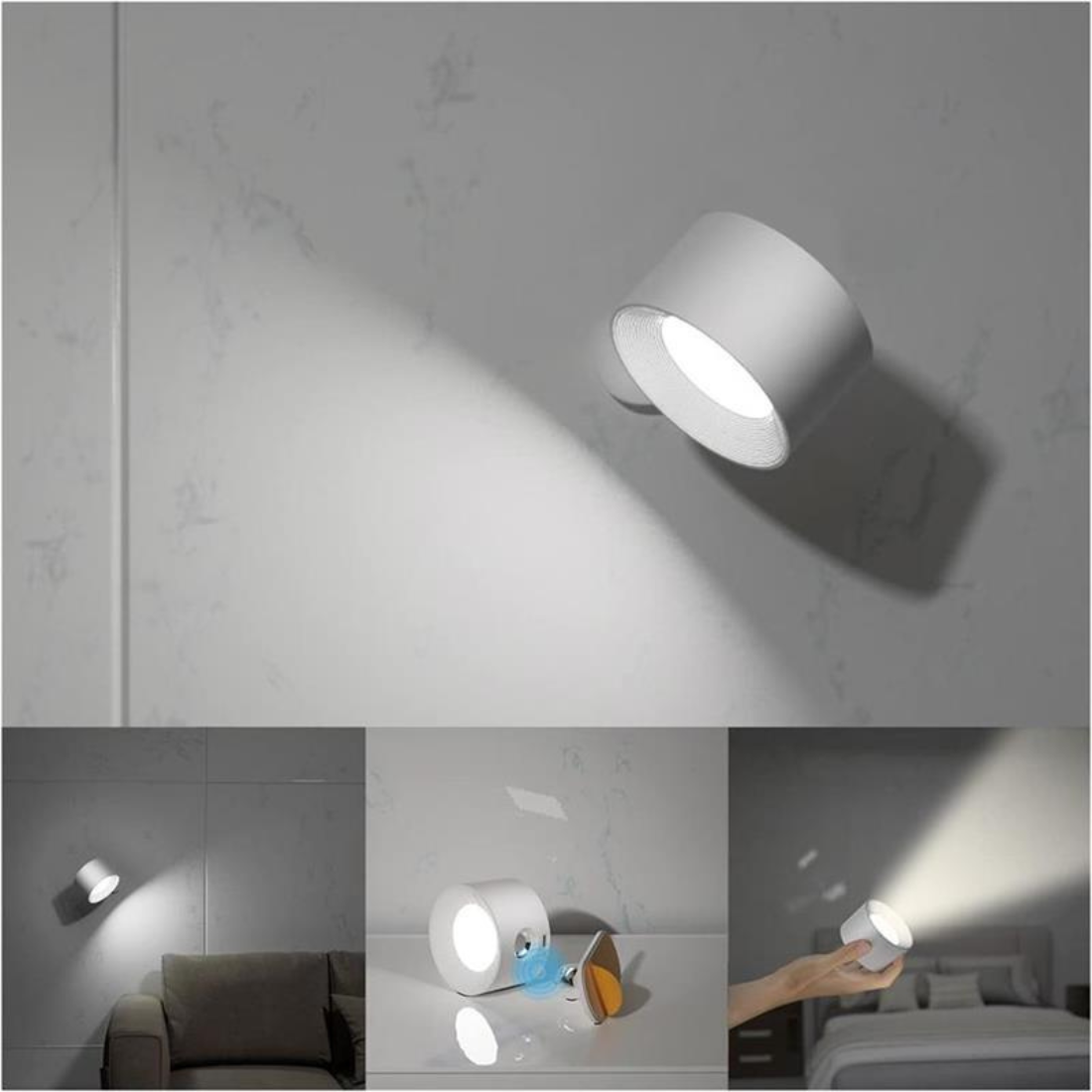 Flexible LED Wall Light 360 Degree Rotation