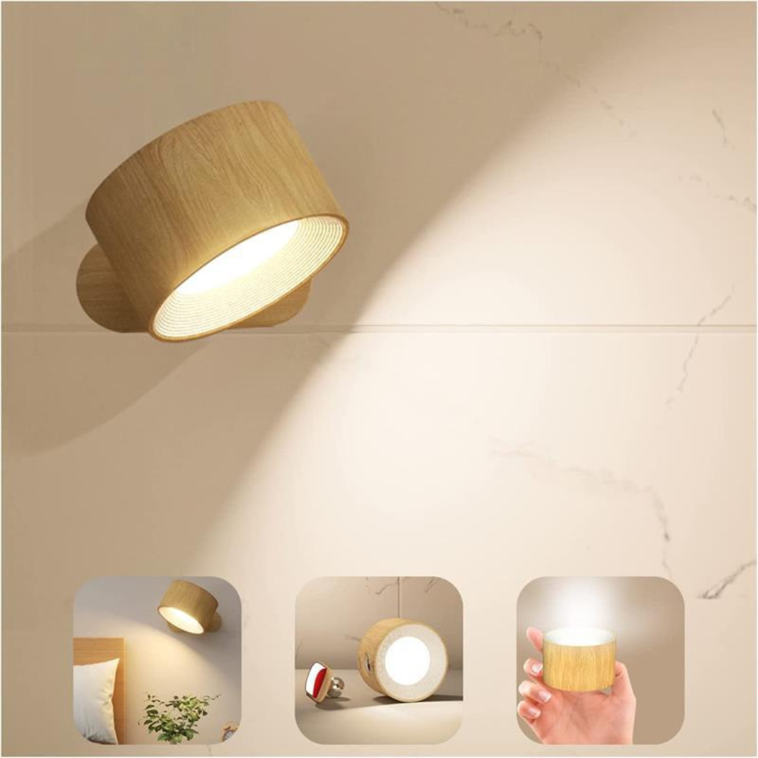 Flexible LED Wall Light 360 Degree Rotation
