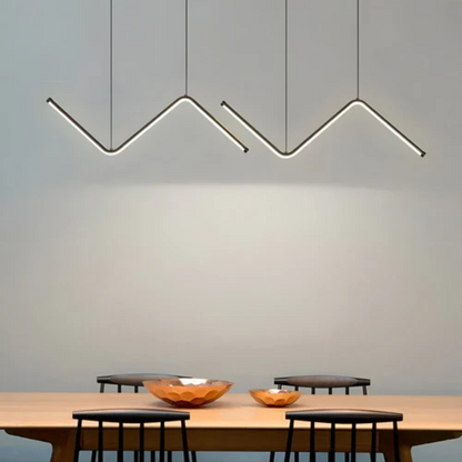 Modern Triangle LED Hanging Lamp