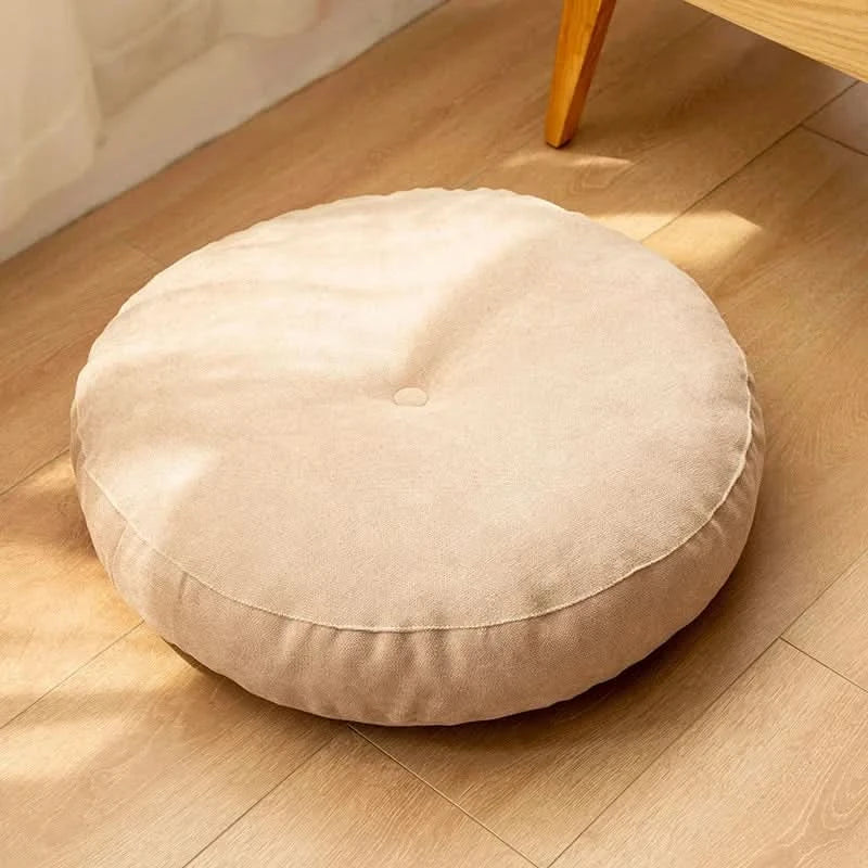Soft Round Yoga Meditation Pillow for Home Relaxation