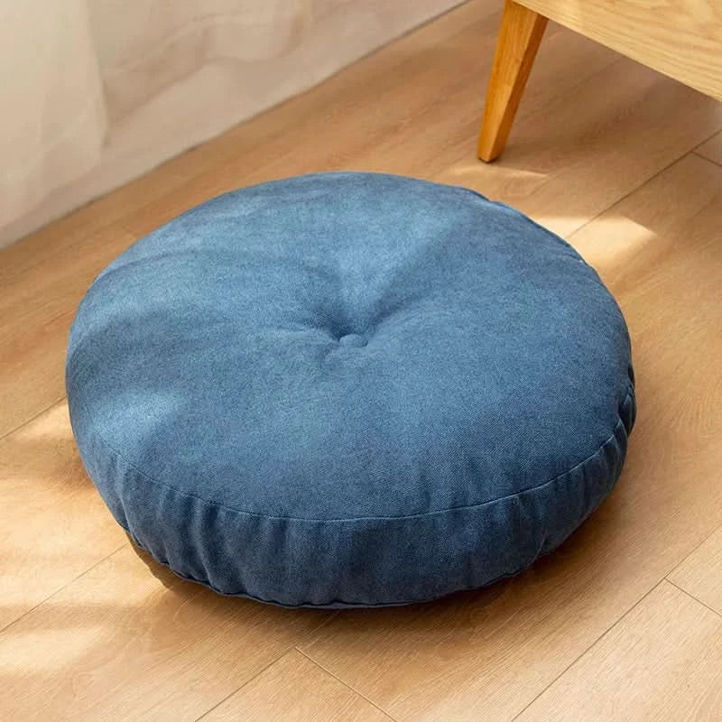 Soft Round Yoga Meditation Pillow for Home Relaxation
