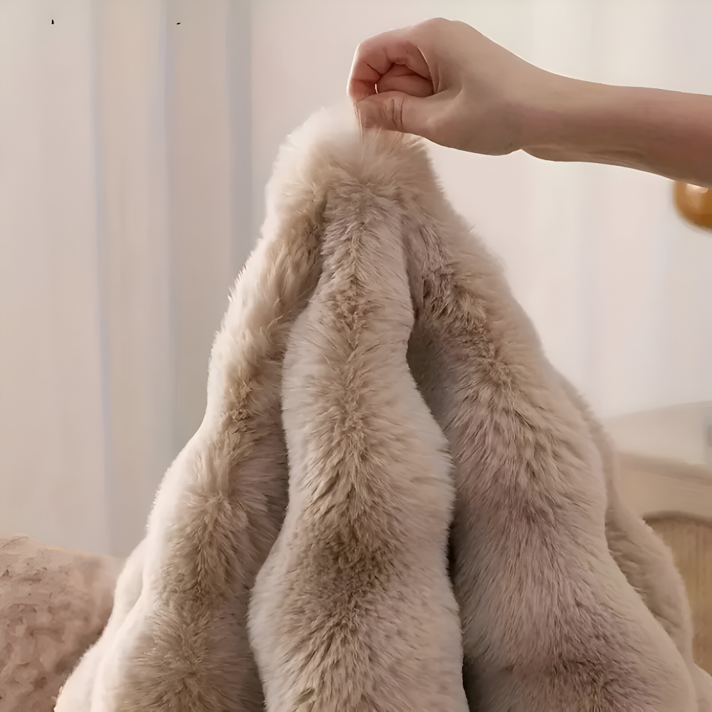 Plush Round Non Slip Door Mat – Warm Home Decor