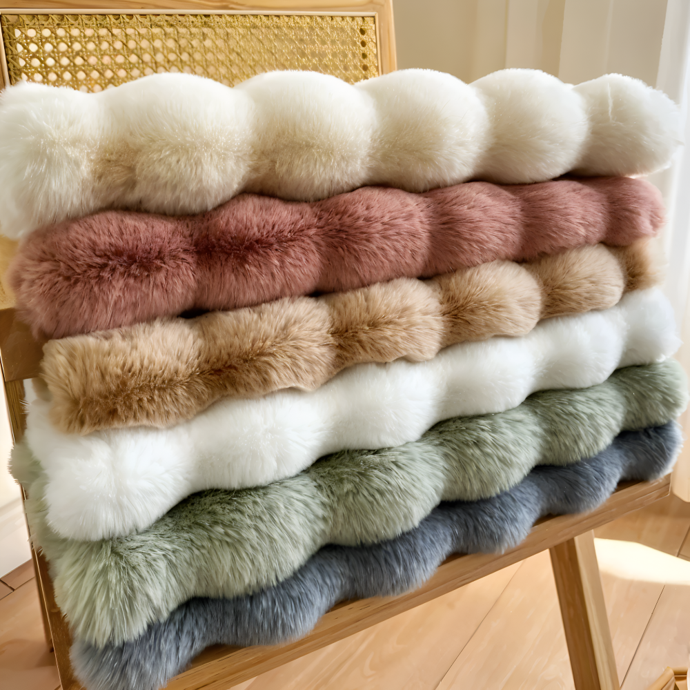 Plush Round Non Slip Door Mat – Warm Home Decor