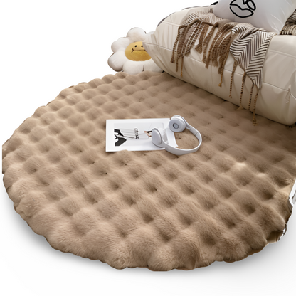 Plush Round Non Slip Door Mat – Warm Home Decor - Befez