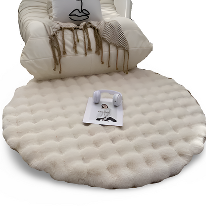 Plush Round Non Slip Door Mat – Warm Home Decor