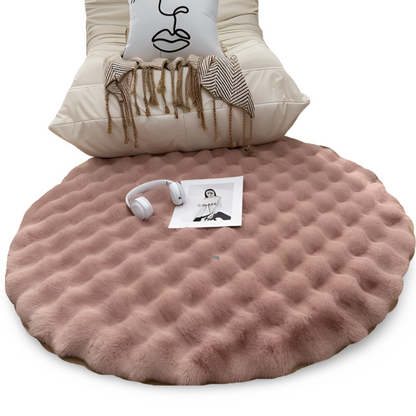 Plush Round Non Slip Door Mat – Warm Home Decor