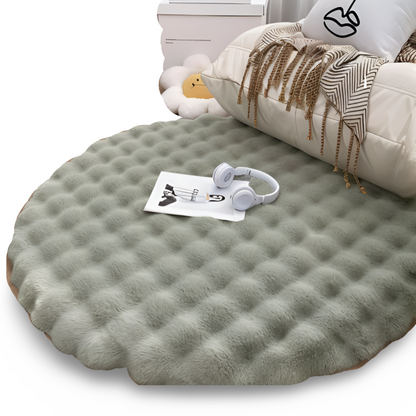 Plush Round Non Slip Door Mat – Warm Home Decor