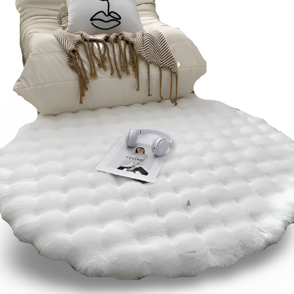 Plush Round Non Slip Door Mat – Warm Home Decor