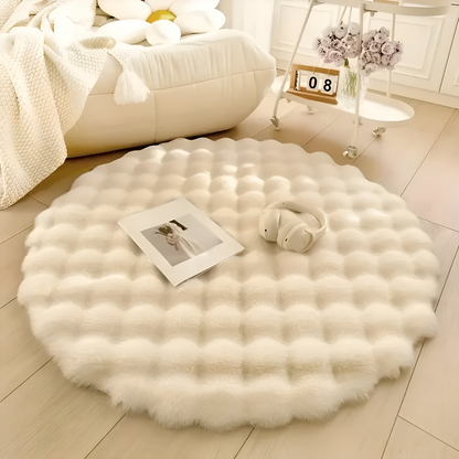 Plush Round Non Slip Door Mat – Warm Home Decor