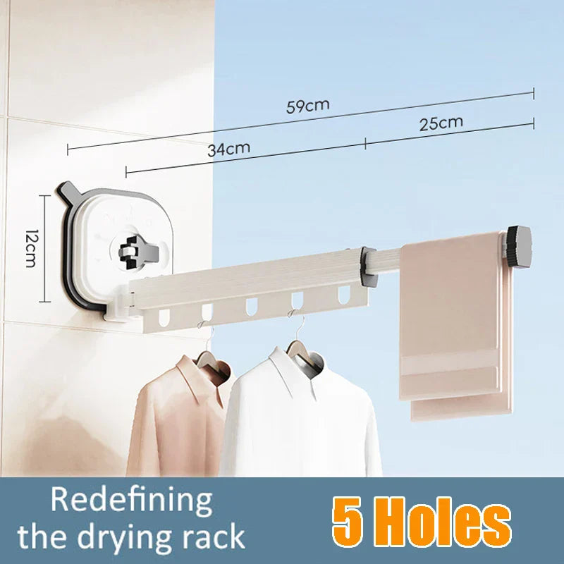 Space Saving Foldable Laundry Rack