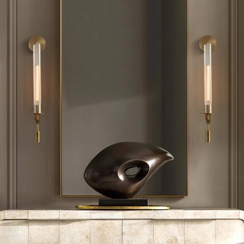Vintage Style Glass Wall Light