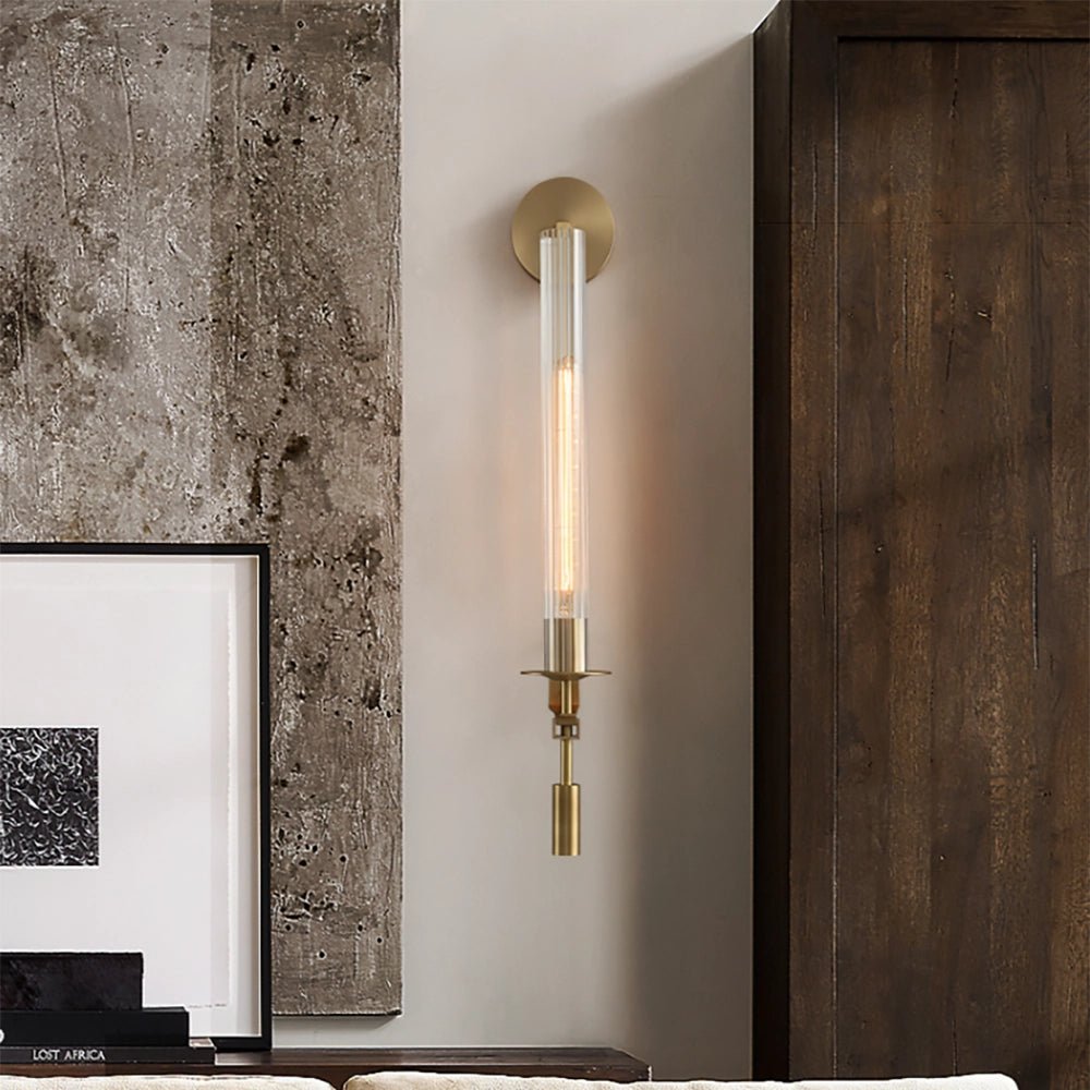Vintage Style Glass Wall Light