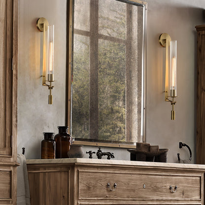 Vintage Style Glass Wall Light
