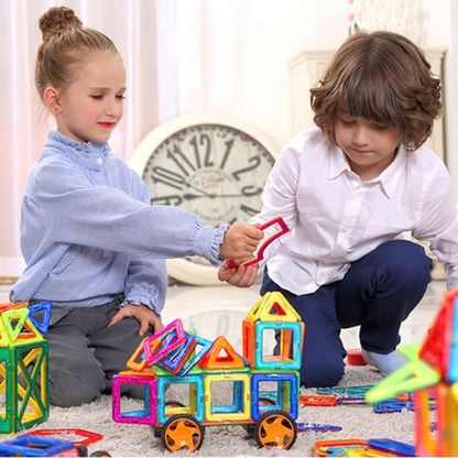 Fun Magnetic Blocks Construction Toy Set