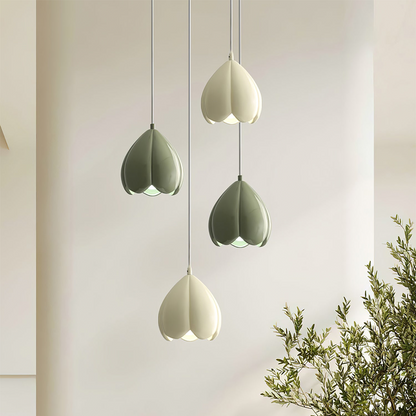 Soft Glow Cream Pendant Light