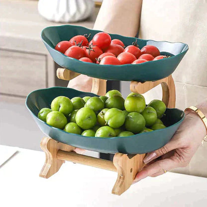 Colorful 3 Tier Fruit Bowl Stand