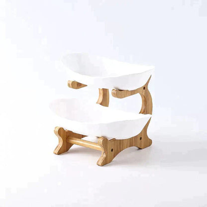 Colorful 3 Tier Fruit Bowl Stand