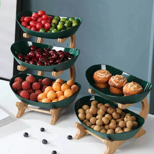 Colorful 3 Tier Fruit Bowl Stand - Befez