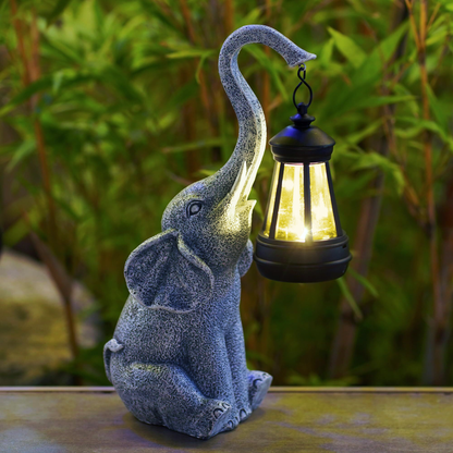 Befez | Outdoor Solar Elephant Lamp