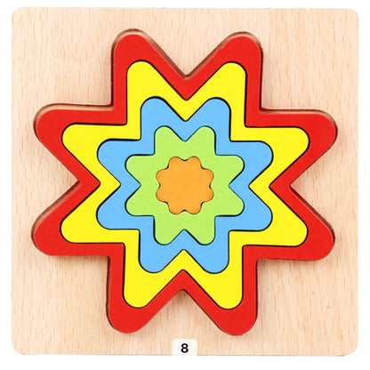 Fun Wood Shape Sorting Puzzle