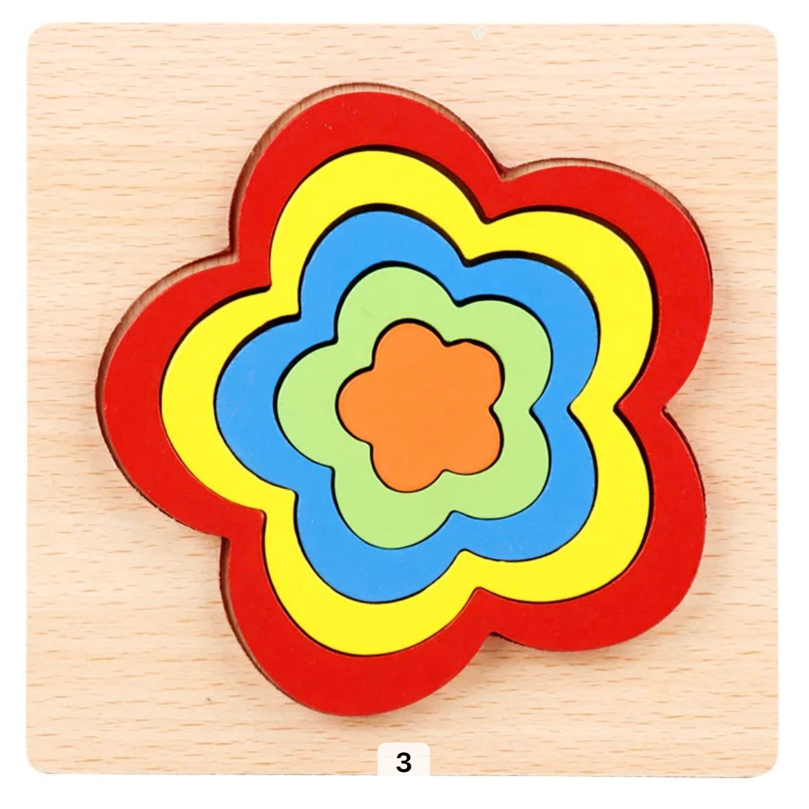 Fun Wood Shape Sorting Puzzle - Befez