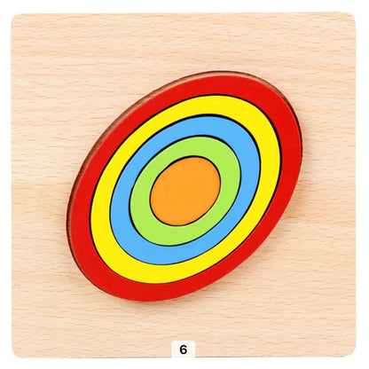 Fun Wood Shape Sorting Puzzle