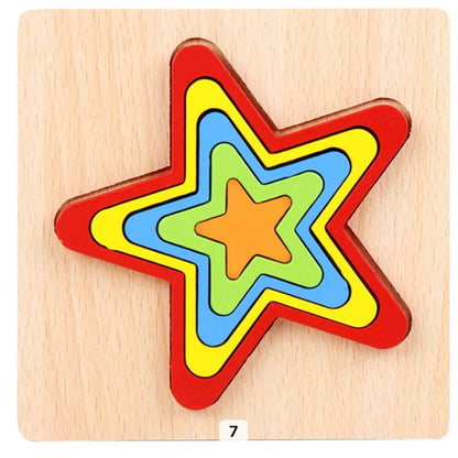 Fun Wood Shape Sorting Puzzle