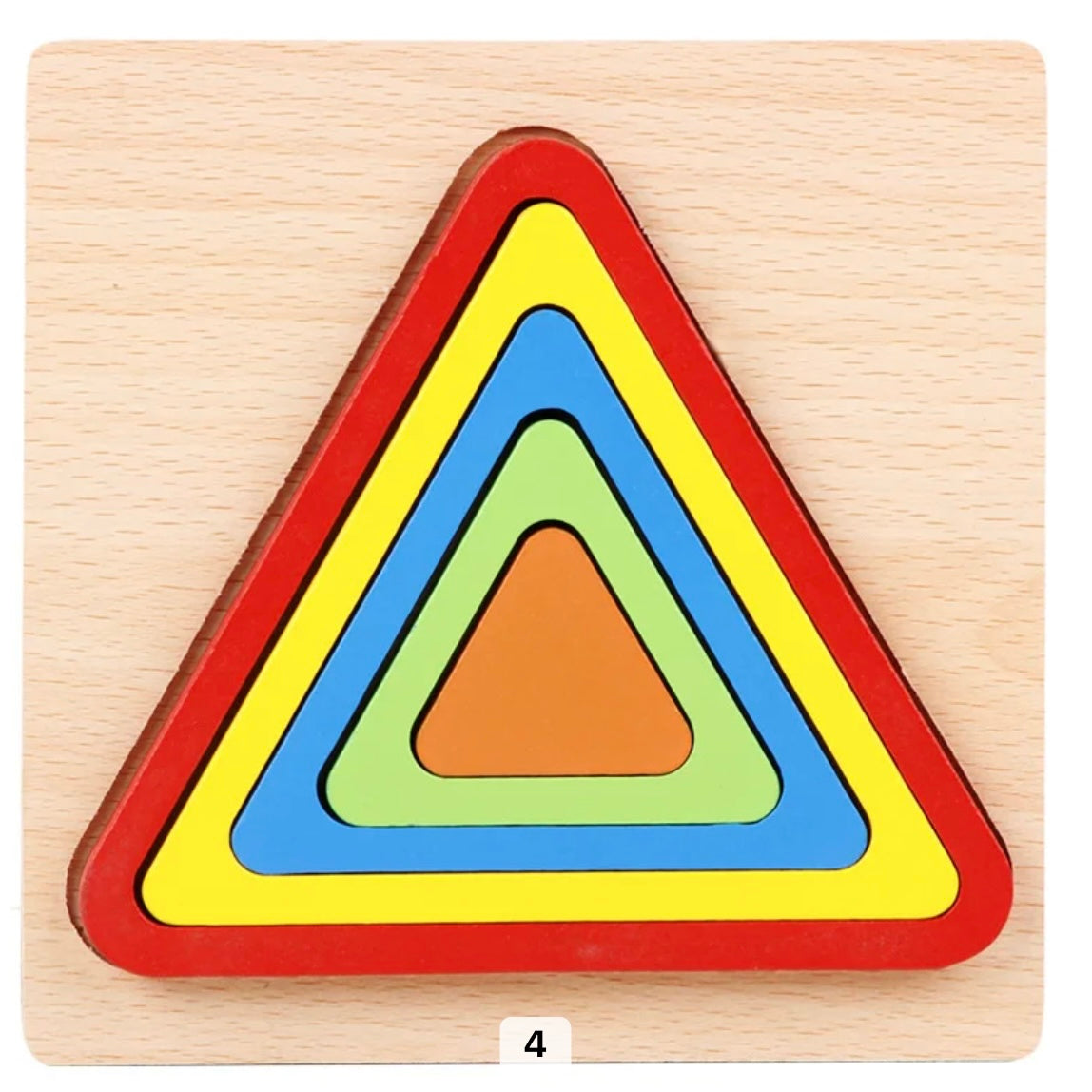 Fun Wood Shape Sorting Puzzle