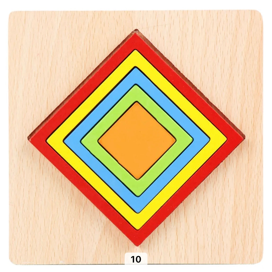 Fun Wood Shape Sorting Puzzle