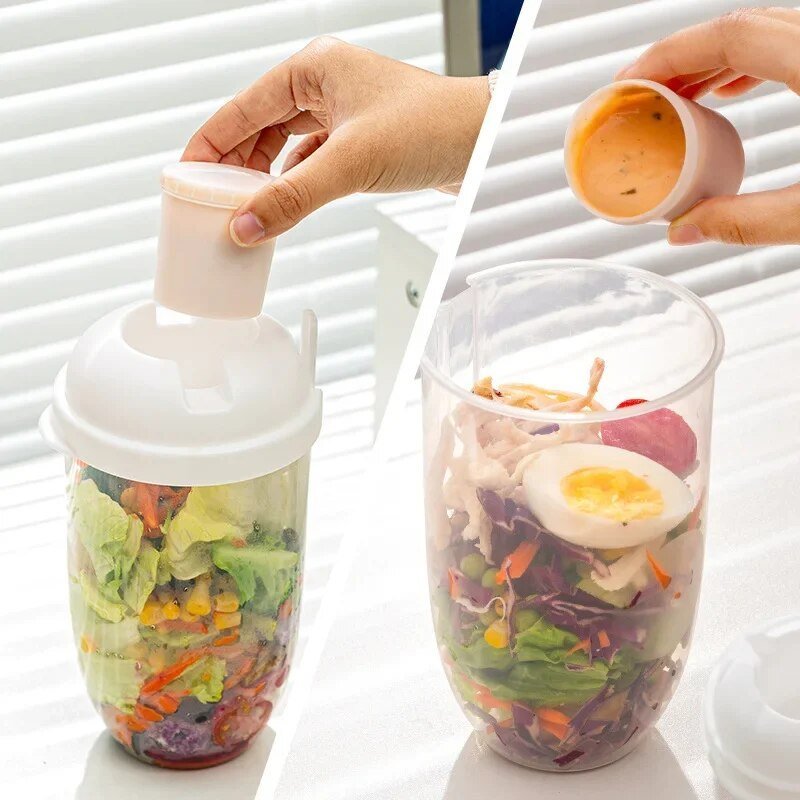 Portable Salad Container Cup