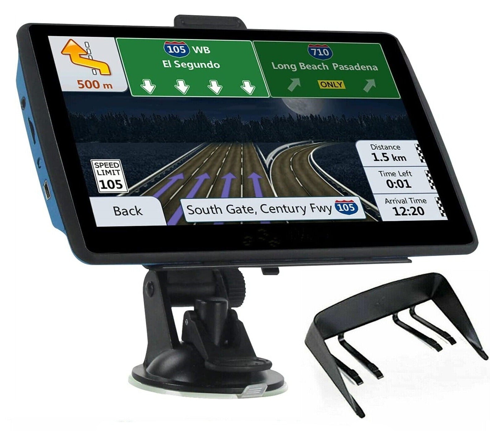 Compact 7 Sat Nav with Live Traffic and Europe Maps - Befez