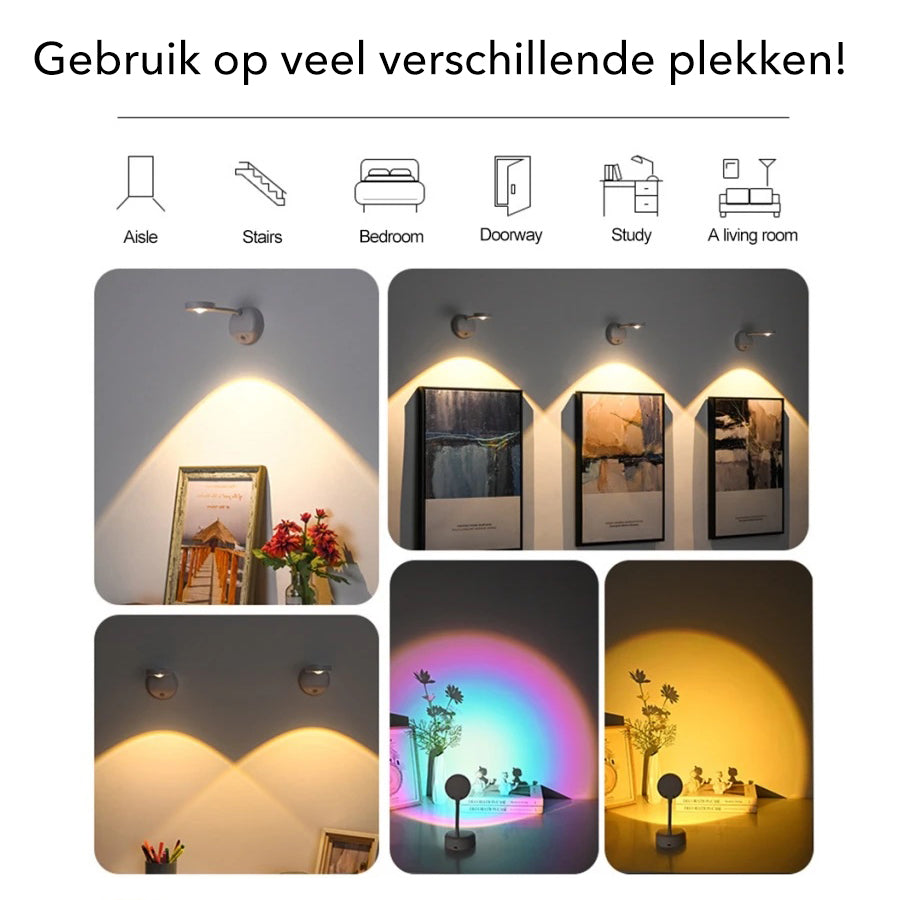 Modern Cordless LED Wall Light