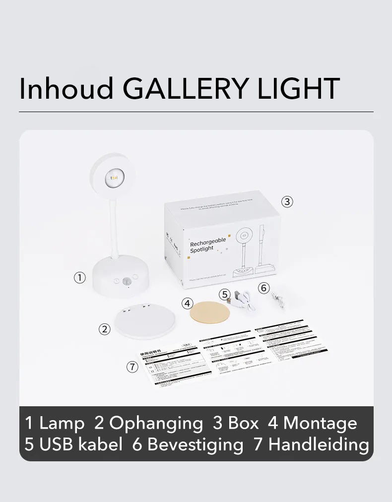 Modern Cordless LED Wall Light