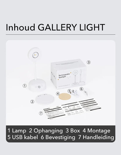 Modern Cordless LED Wall Light