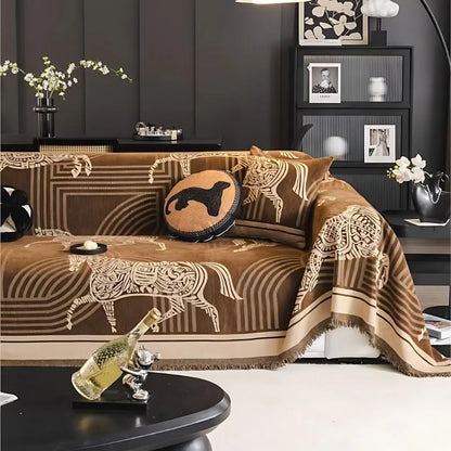 Waterproof Gallora Horse Outdoor Sofa Cover