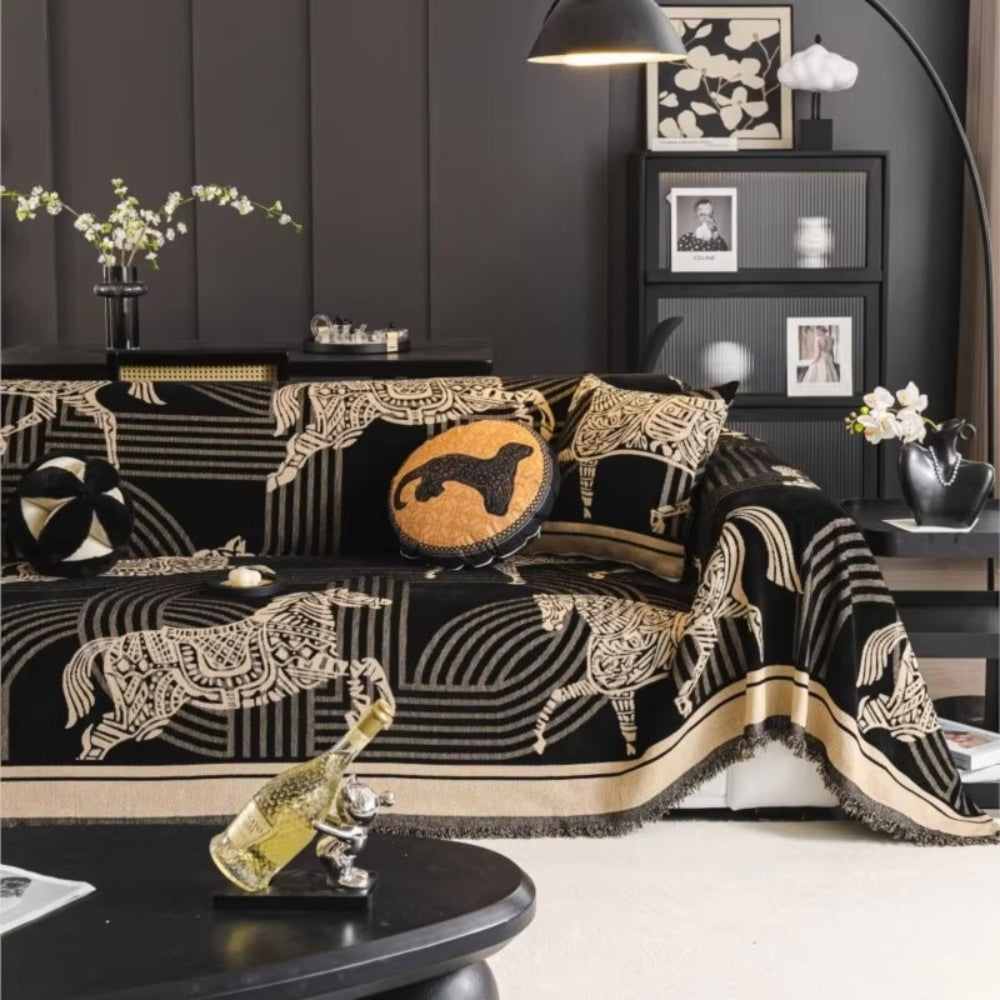 Waterproof Gallora Horse Outdoor Sofa Cover