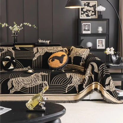 Waterproof Gallora Horse Outdoor Sofa Cover