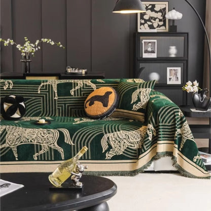 Waterproof Gallora Horse Outdoor Sofa Cover