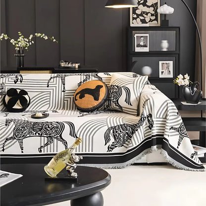 Waterproof Gallora Horse Outdoor Sofa Cover