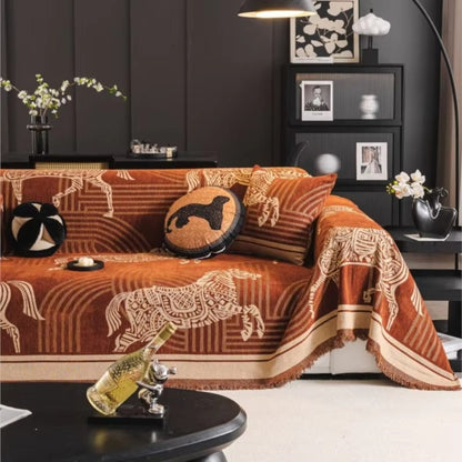 Waterproof Gallora Horse Outdoor Sofa Cover