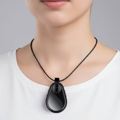 Covert Spy Camera Pendant with Audio Video Recording