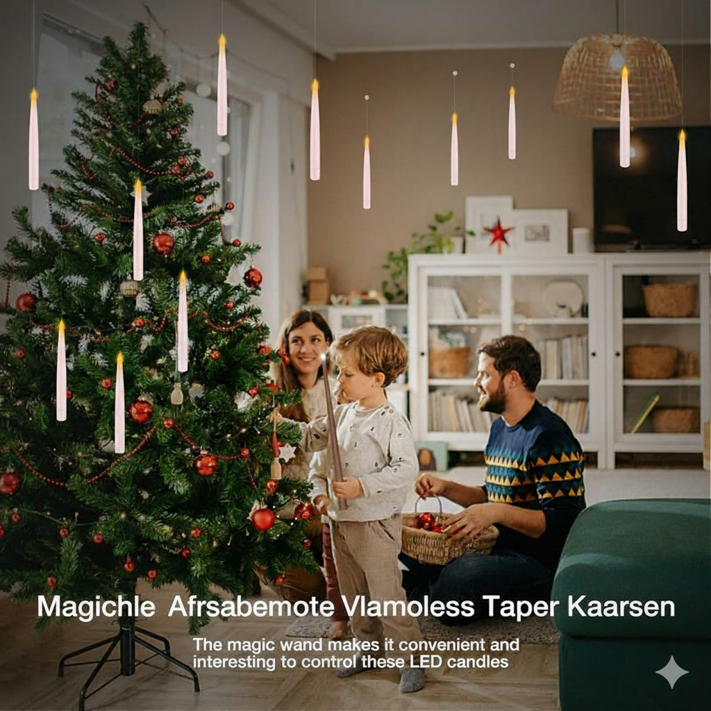 Ambient LED Candle Set with Remote Control