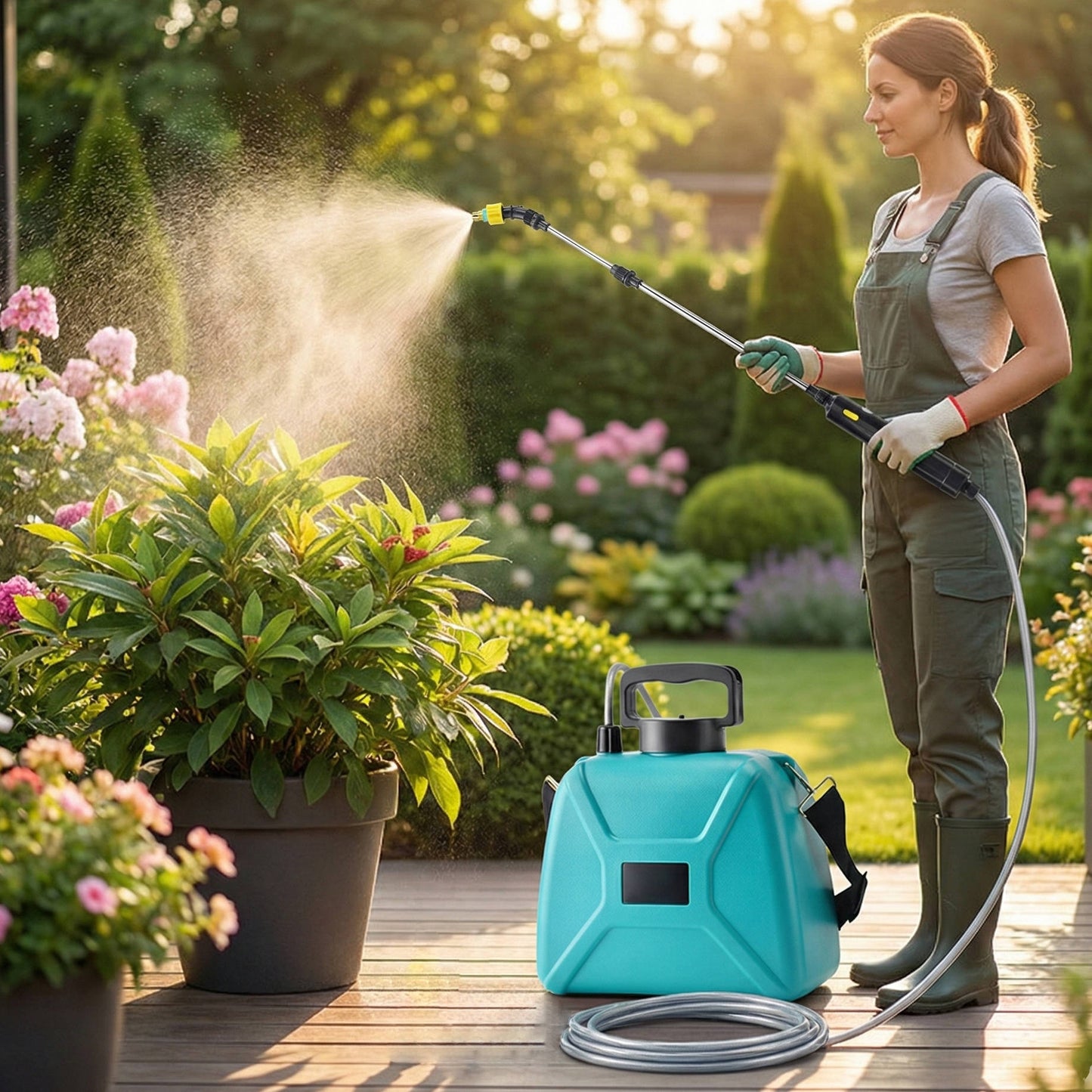 Portable Battery Powered Garden Sprayer 5L - Befez