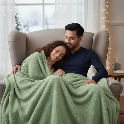 Cozy Waterproof Throw Blanket for Two