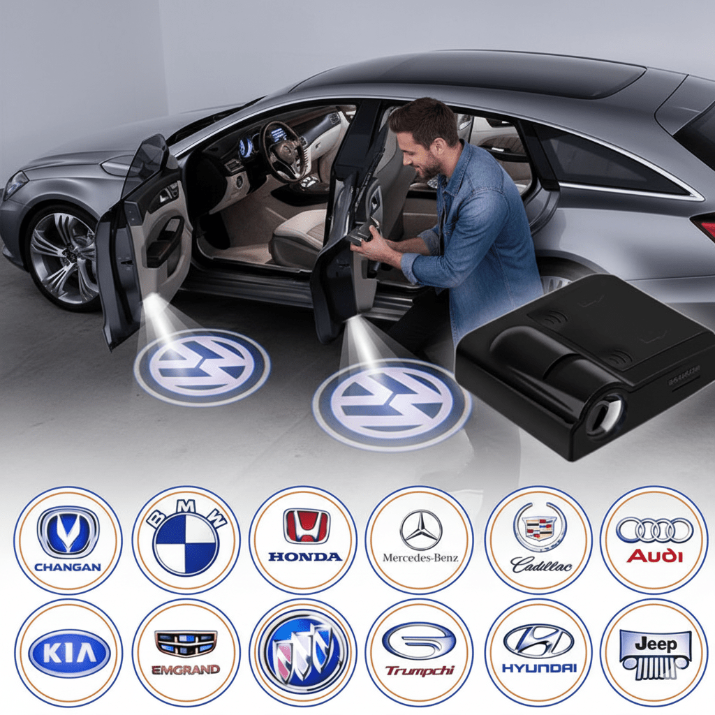 Personalized Wireless Car Door LED Logo Light - Befez