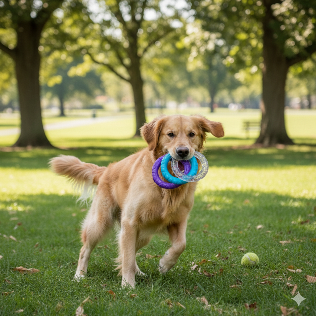 Tough Rubber Dog Chew Toy - Befez
