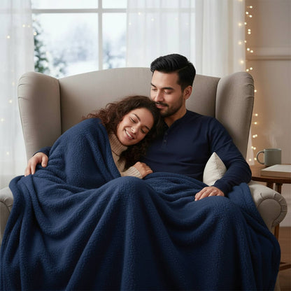 Cozy Waterproof Throw Blanket for Two