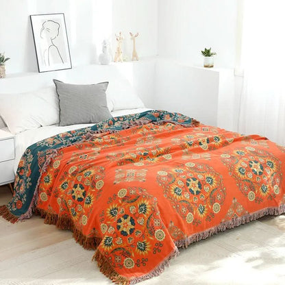 Soft Cotton Throw Blanket for Home Decor - Befez