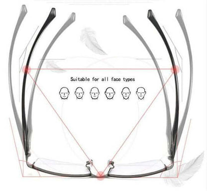 Prescription Multifocal Glasses with Anti Blue Light Protection